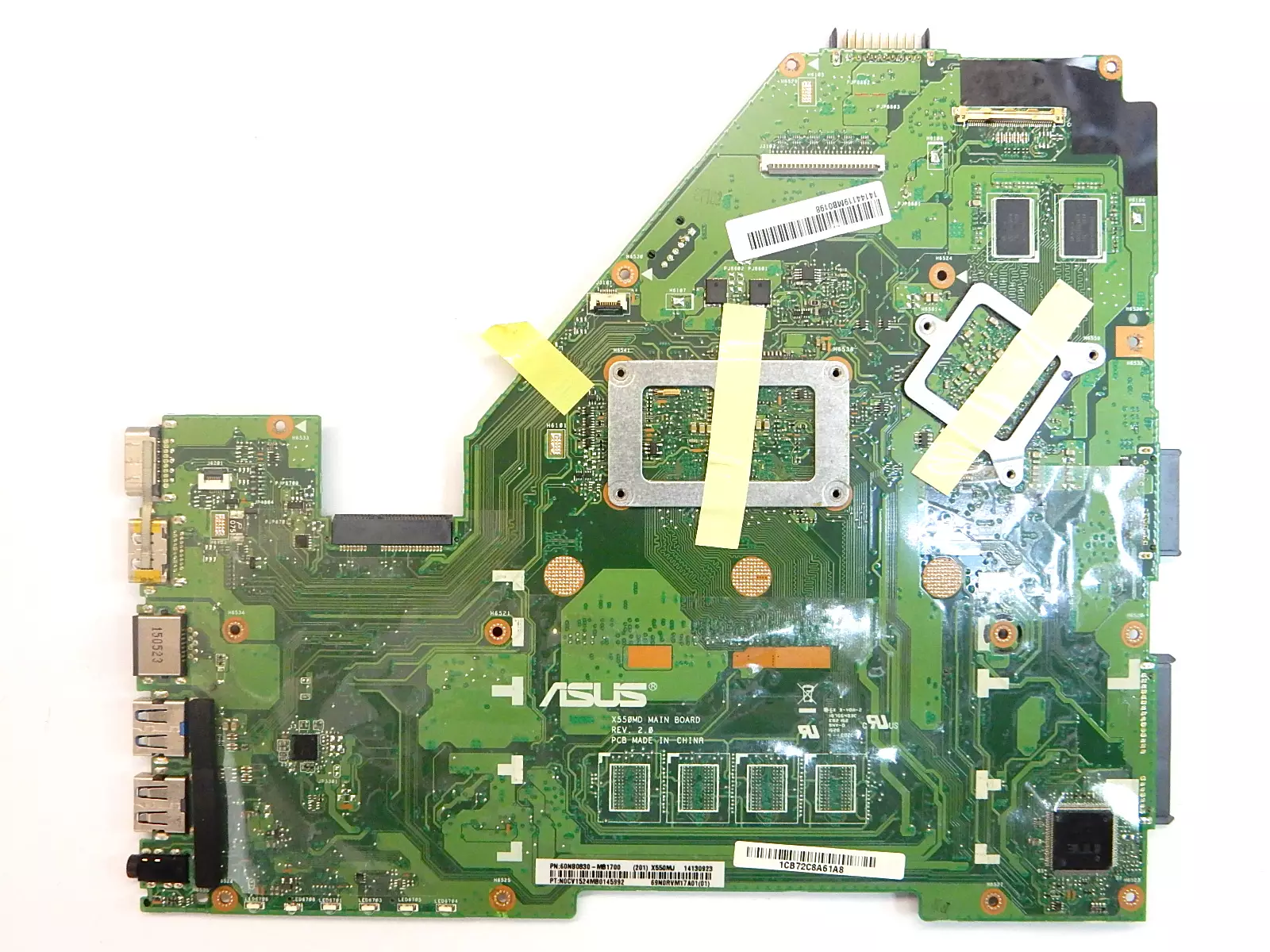 Asus X550V X550VX FX550 R510V Anakart - Görsel 2