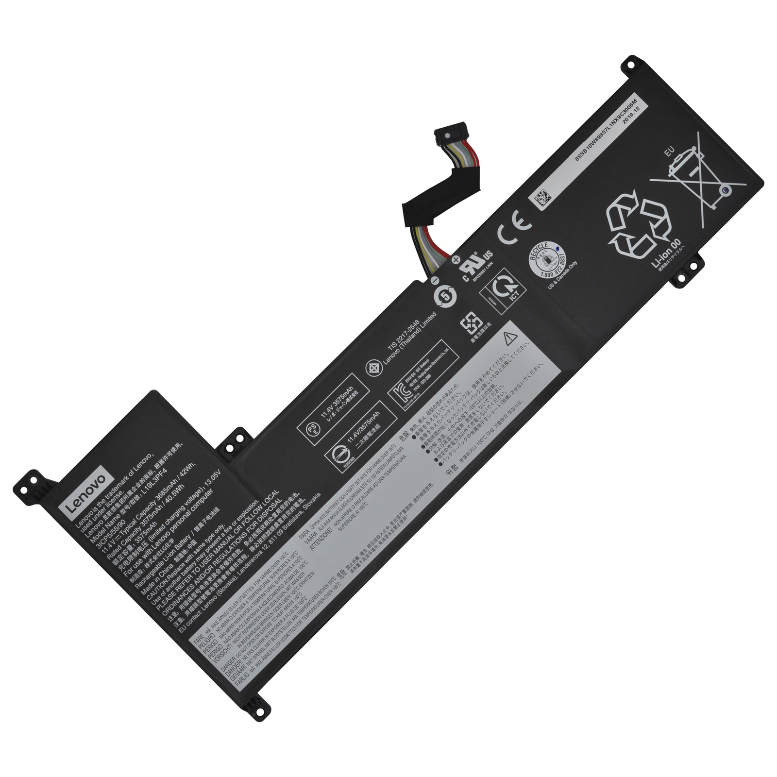 Lenovo L19L3PF4 Orijinal Laptop Bataryası - Görsel 2