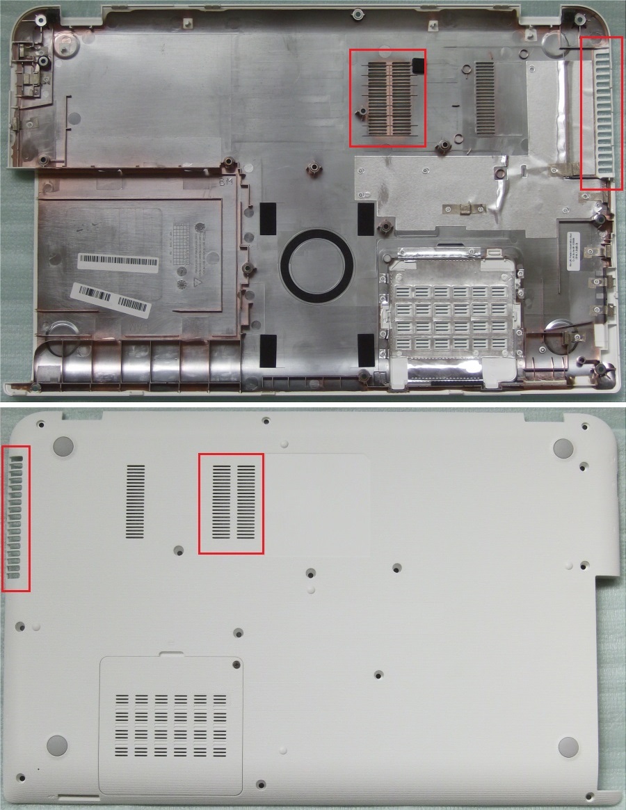 Toshiba Satellite L50-A L55-A C55-A Alt Kasa - Görsel 2